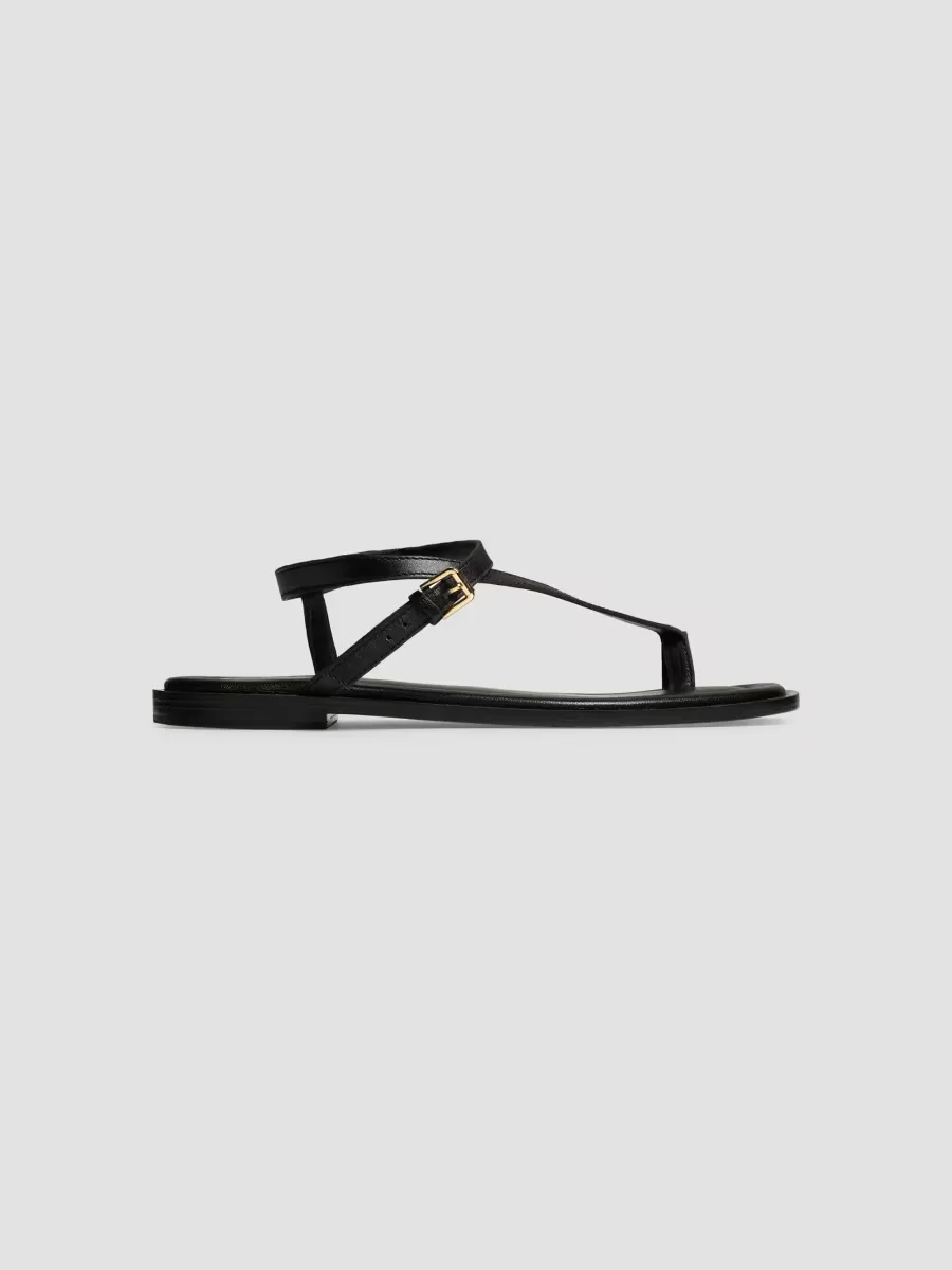 Pae Sheepskin Leather Sandals