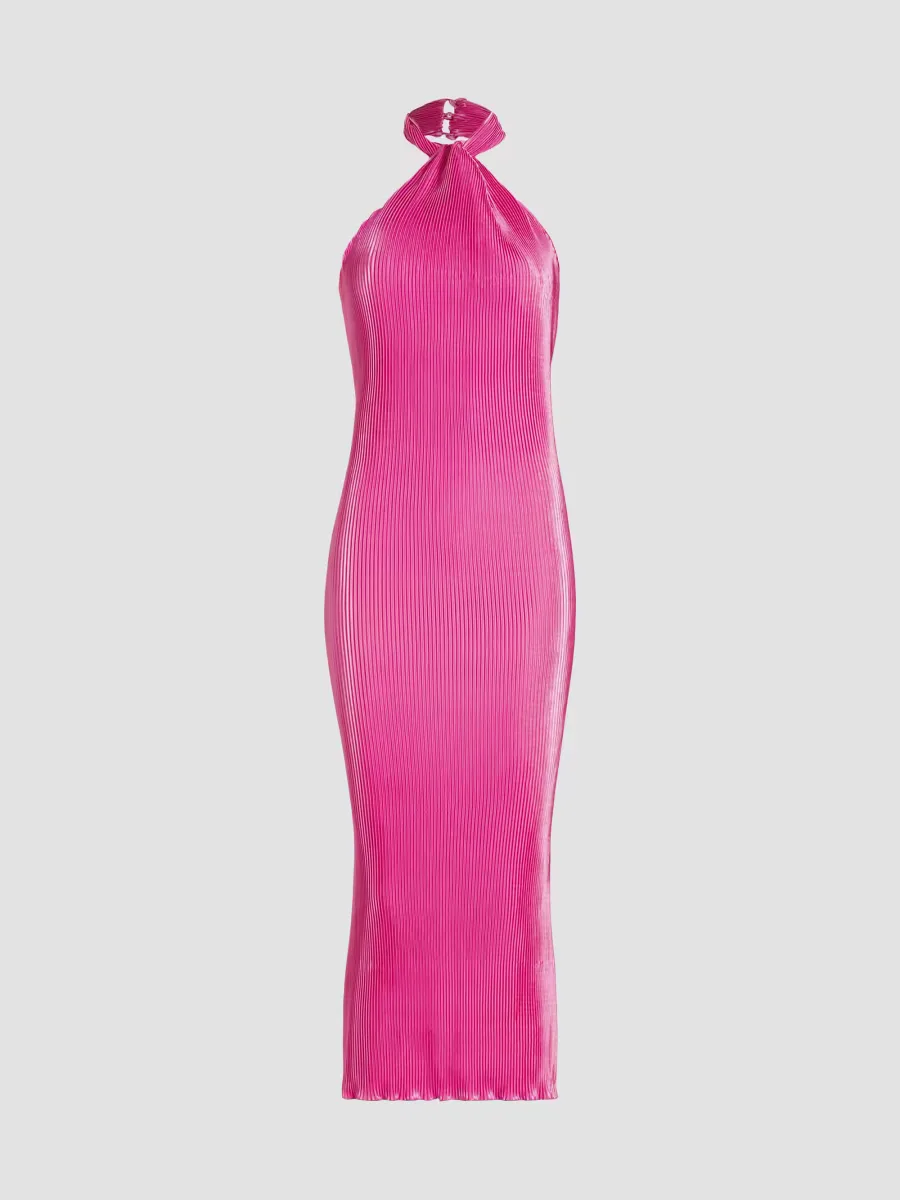Turlington Satin Midi-Dress by LIde