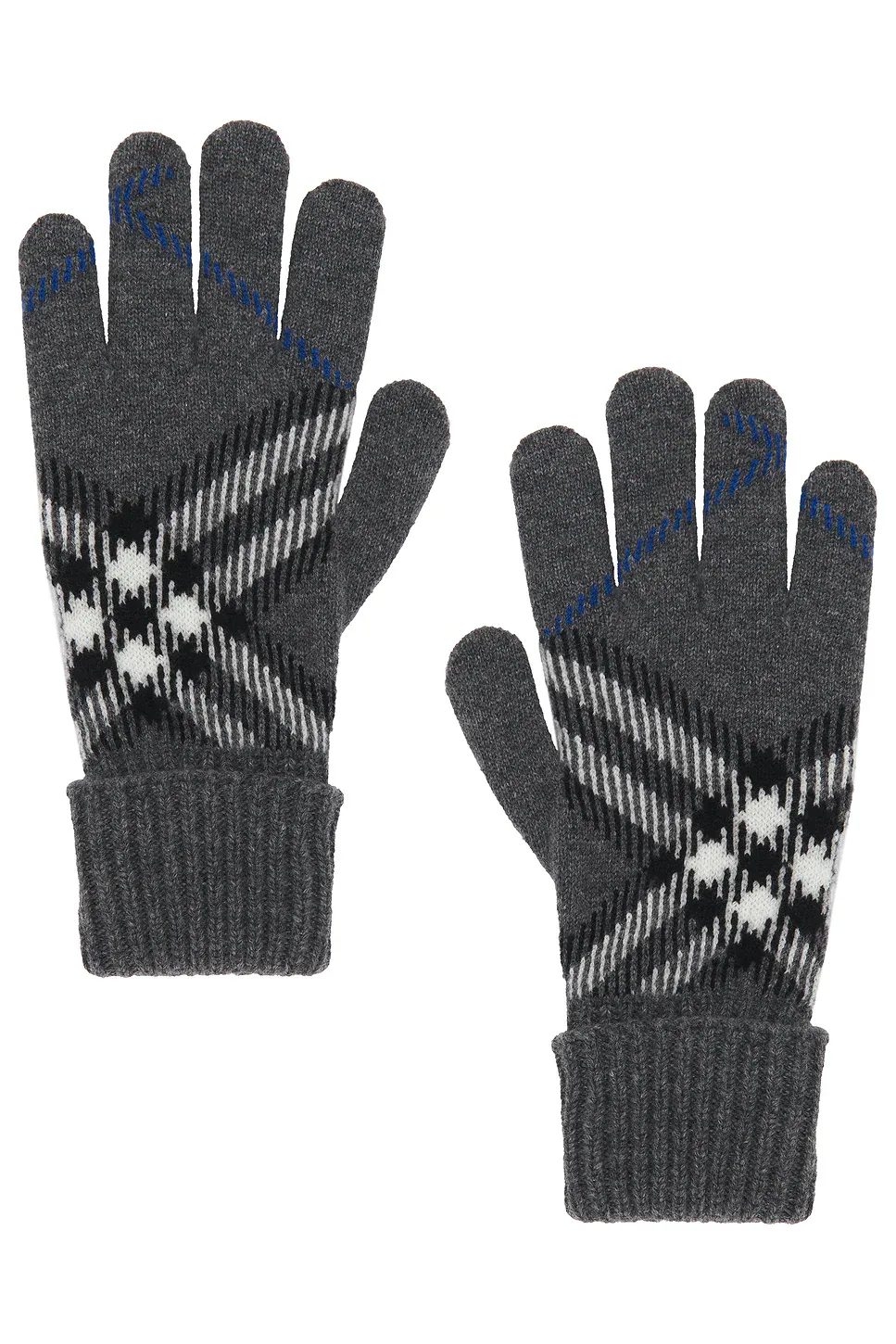 Core Check Gloves by Burberry