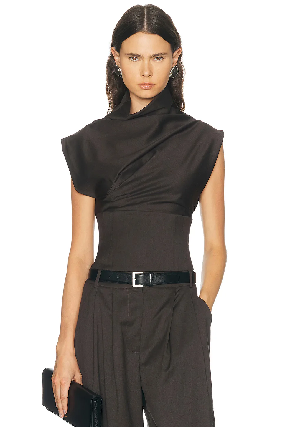 Tailored Corset Waist Top by Sev