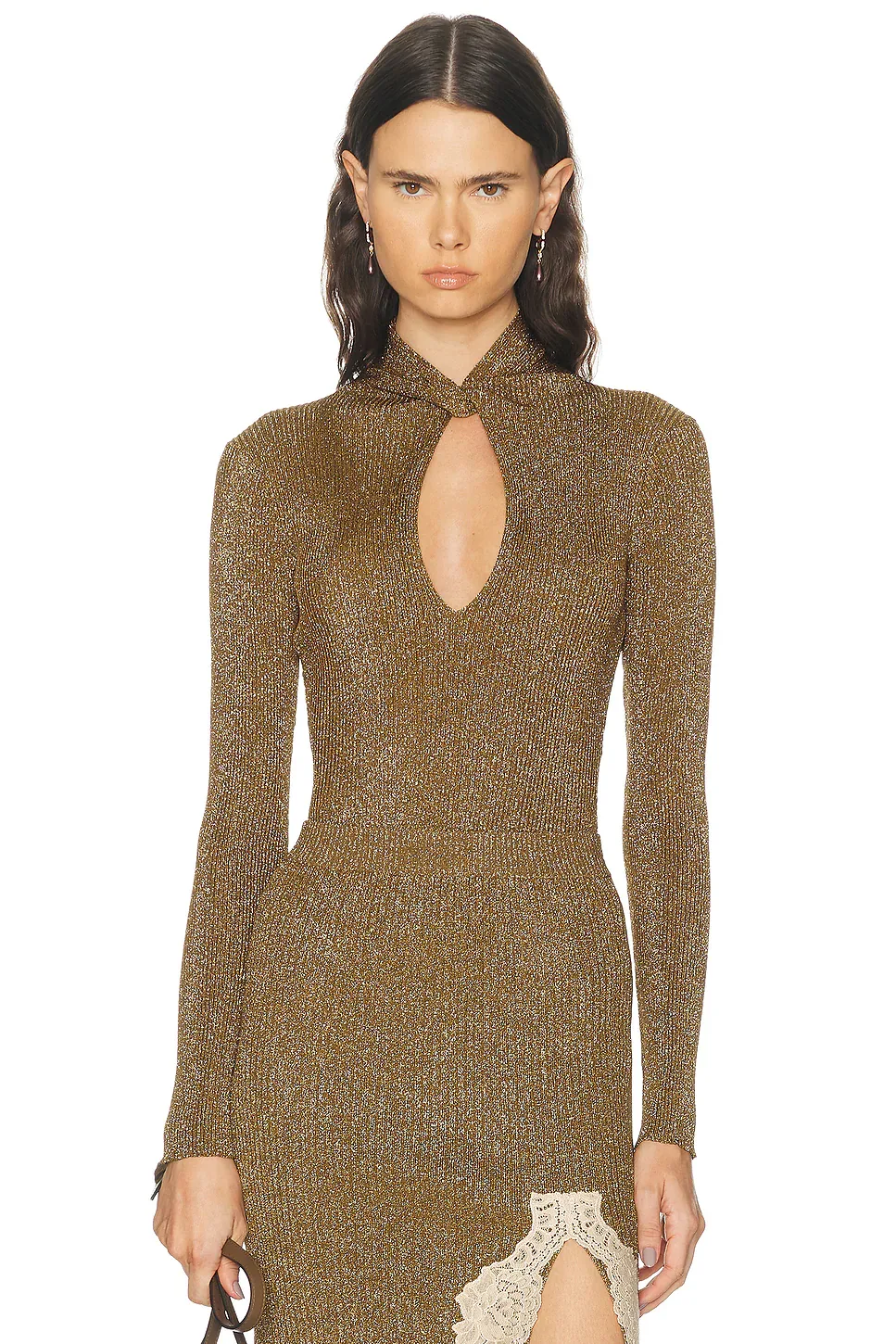 Maglia Lurex Bodysuit by Valentino