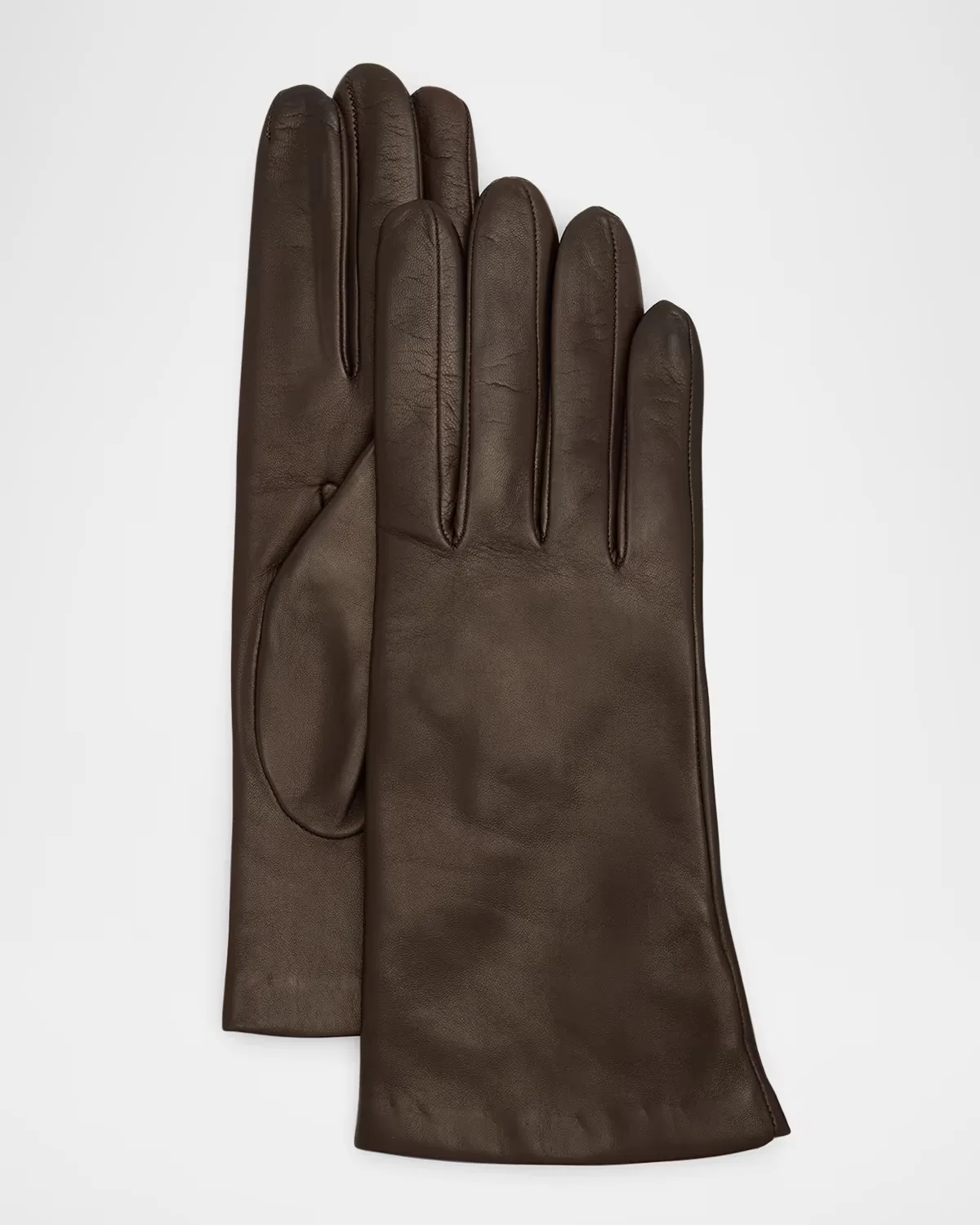 Cashmere-Lined Napa Leather Gloves
