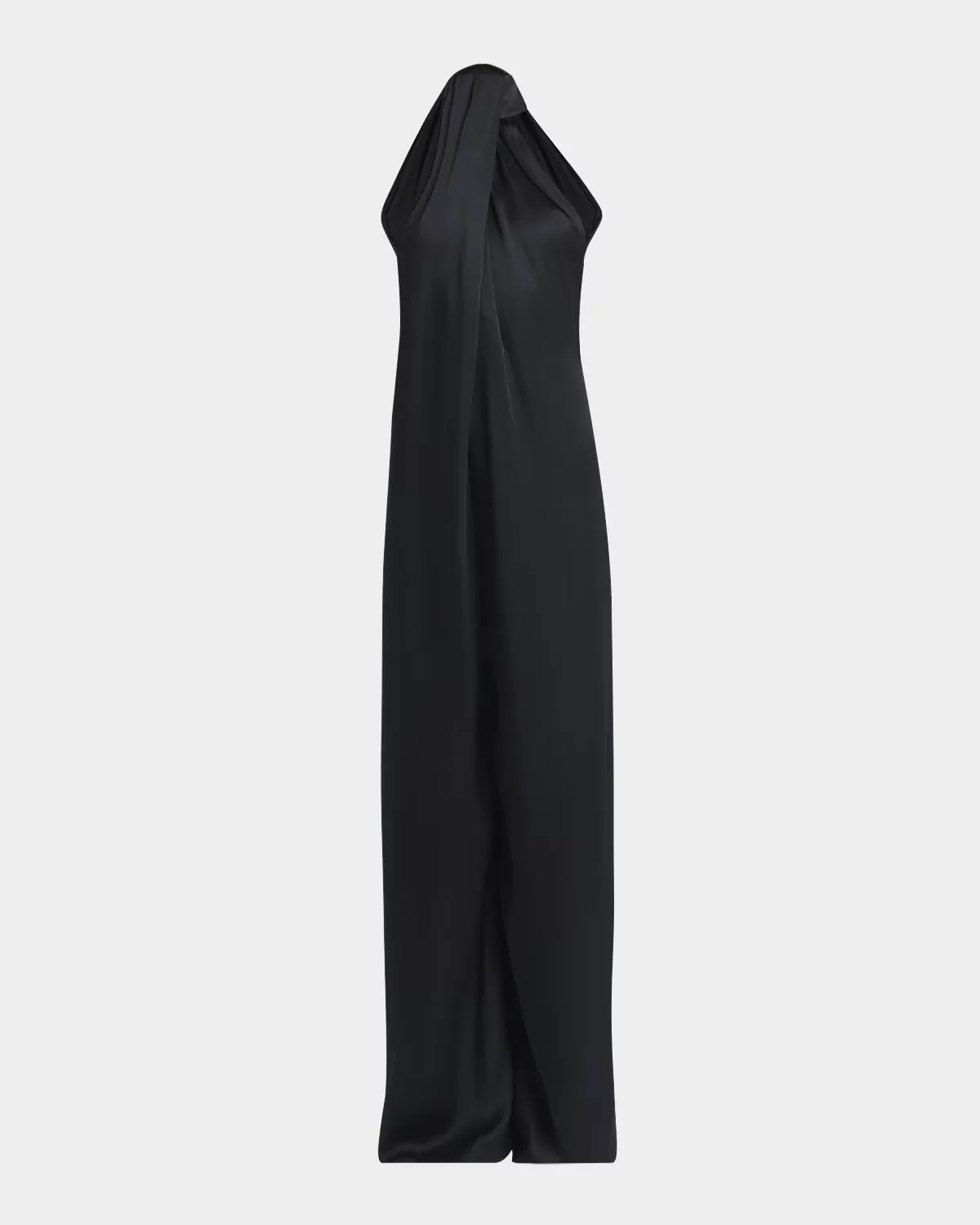 Envers Draped Satin Halterneck Jumpsuit by Stella McCartney
