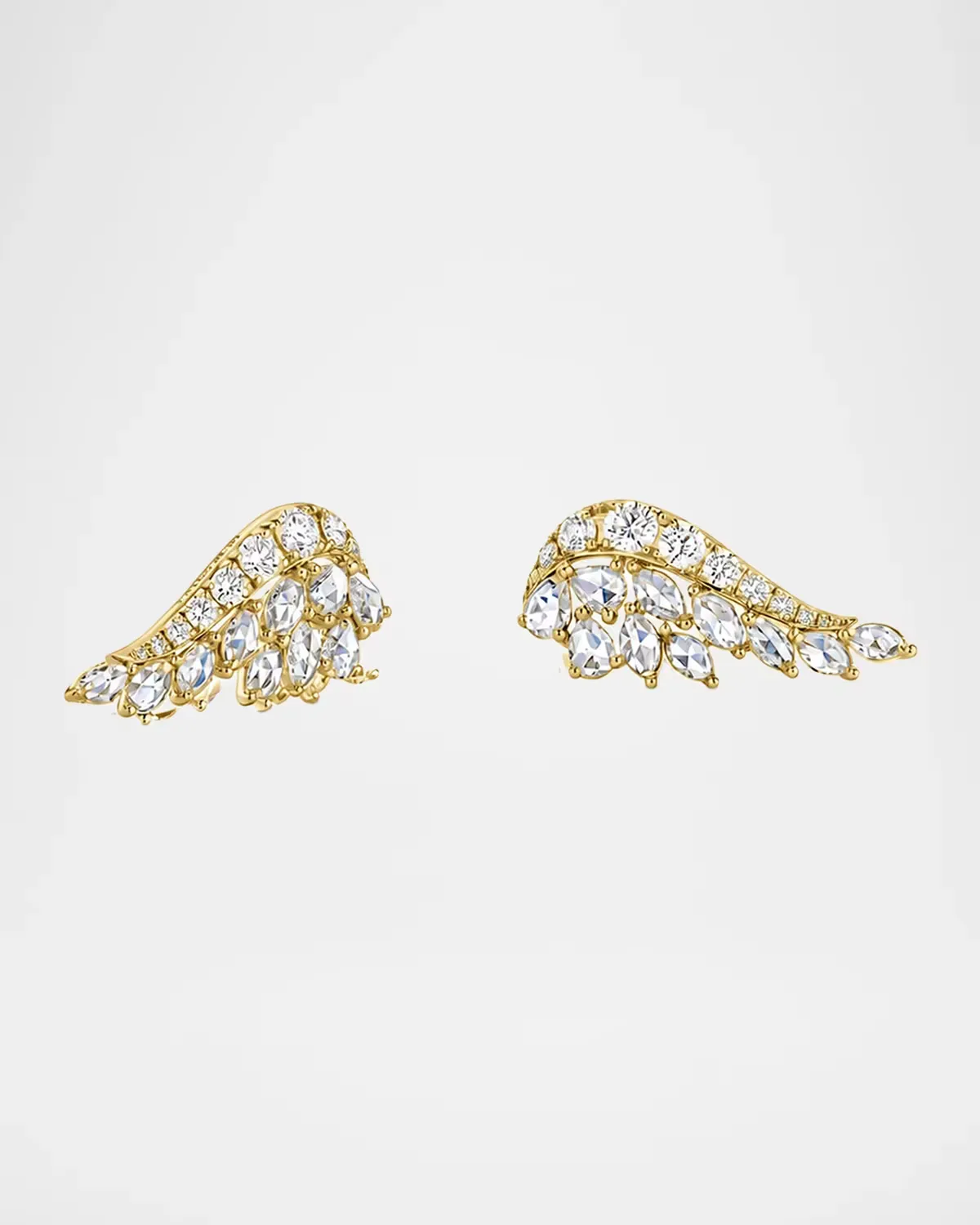 18K Yellow Gold Diamond Eclat Climber Earrings, 1.5tcw