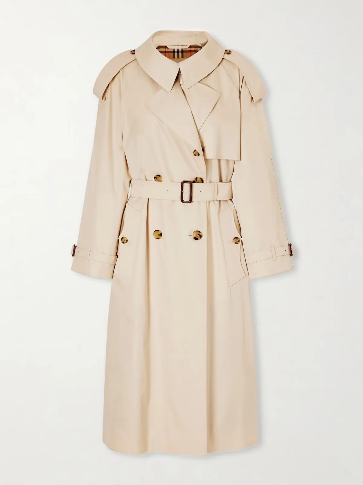 - Fitzrovia Belted Cotton-gabardine Trench Coat -