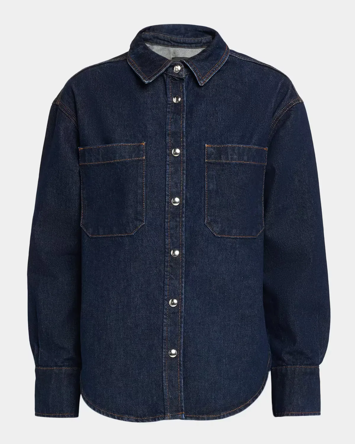 Samy Denim Button-Front Shirt by ANINE BING