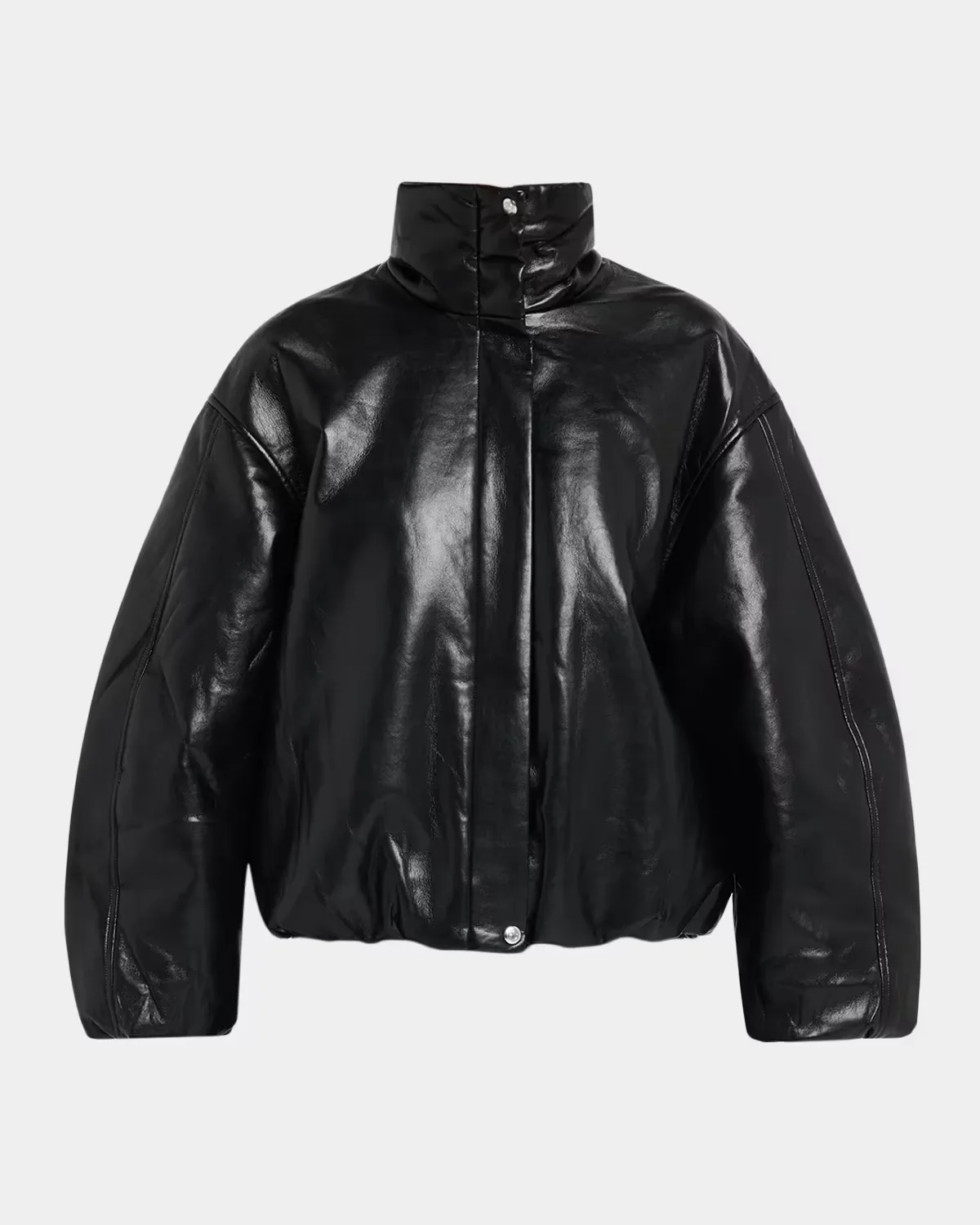 Cyrus Leather Bomber Jacket by ANINE BING