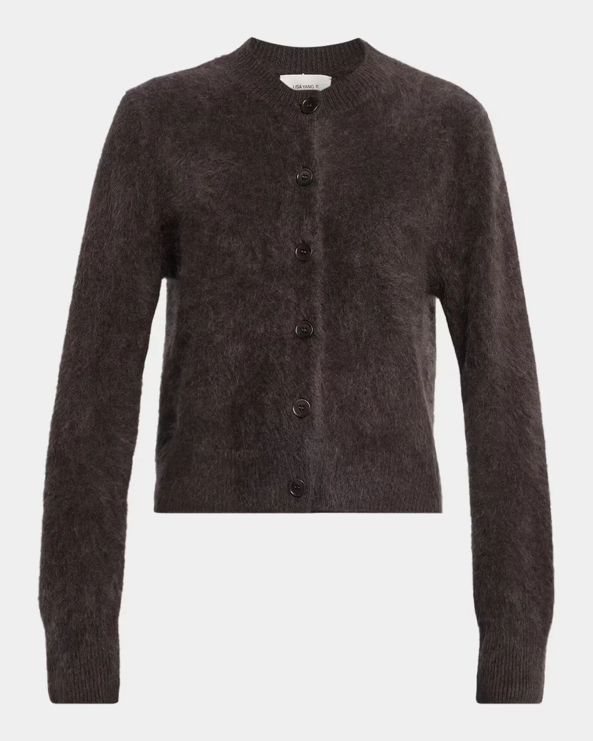 Azalea Brushed Cashmere Cardigan Sweater