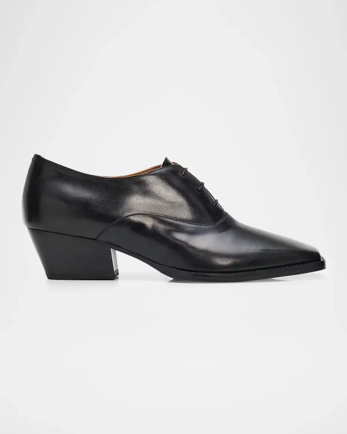 40mm Lace-Up Leather Oxfords by Jil Sander