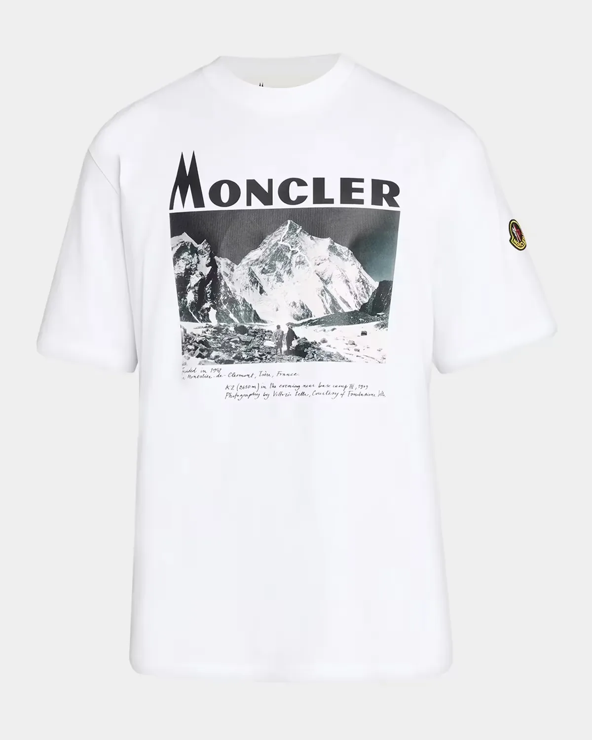 Mountain Logo T-Shirt by Moncler