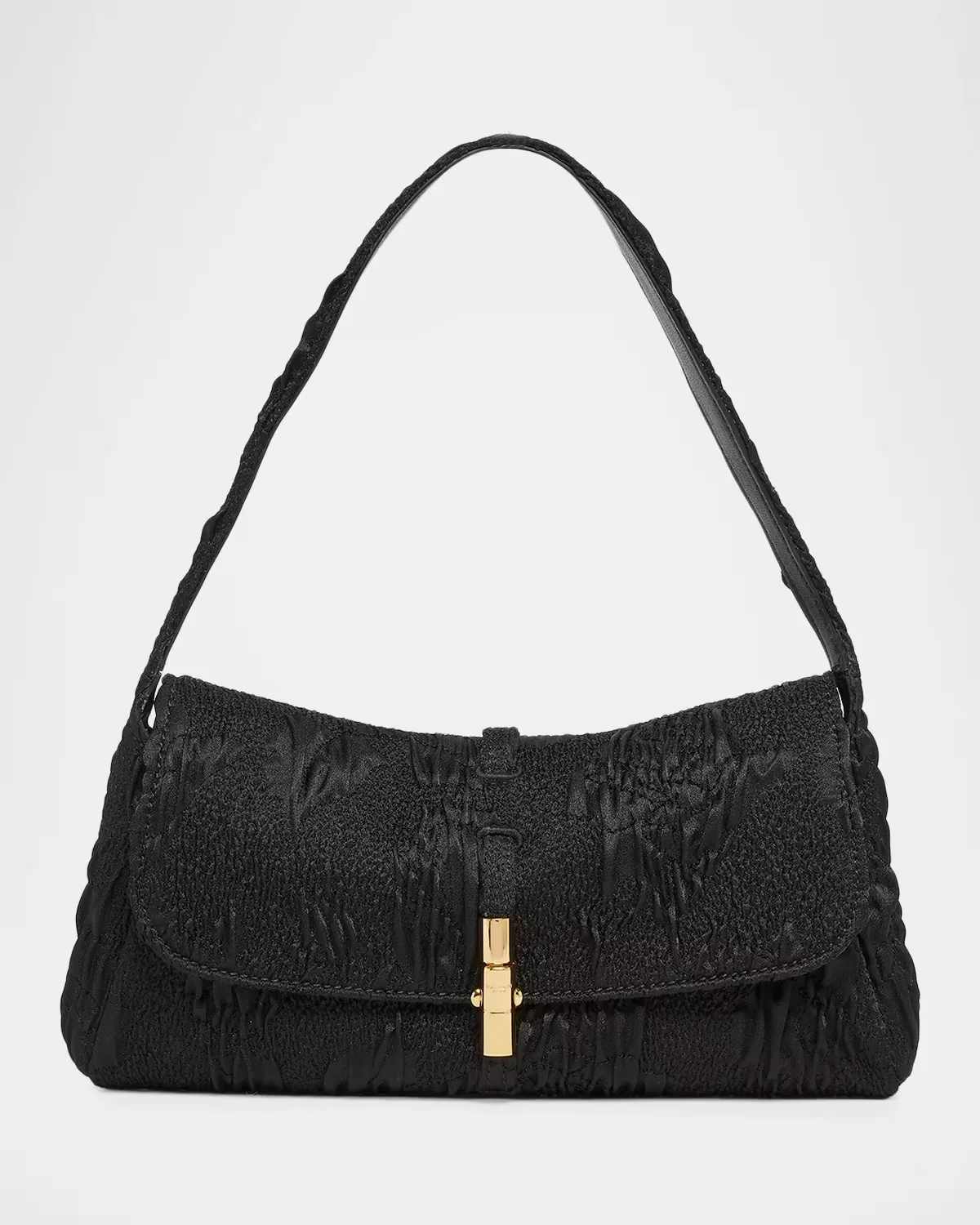 Metropolis Crinkled Shoulder Bag by Balmain