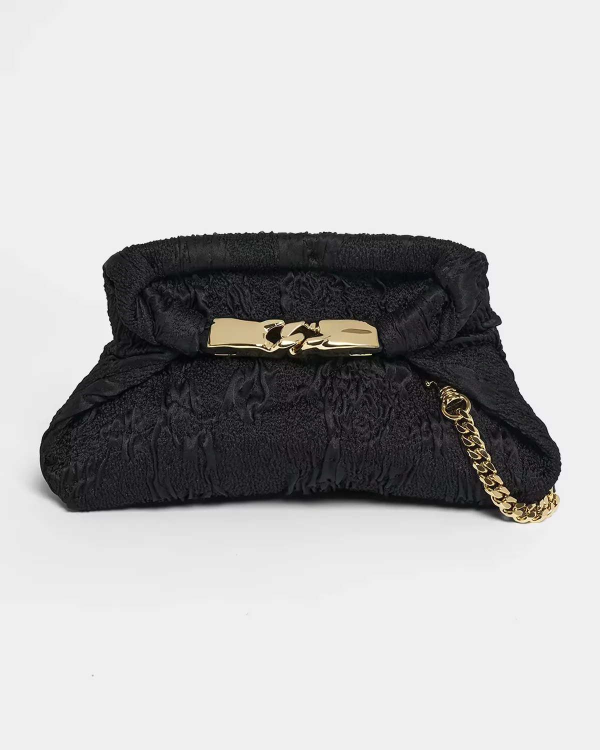 Dinner at 8 Small Rolled Clutch Bag by Balmain