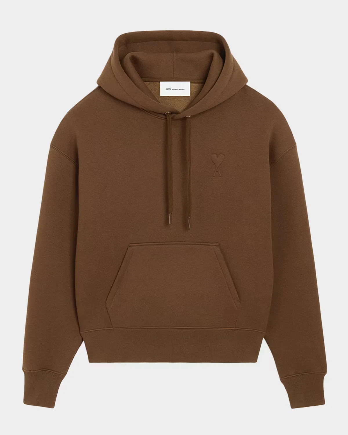 Ami De Coeur Embossed Hoodie by Ami Paris