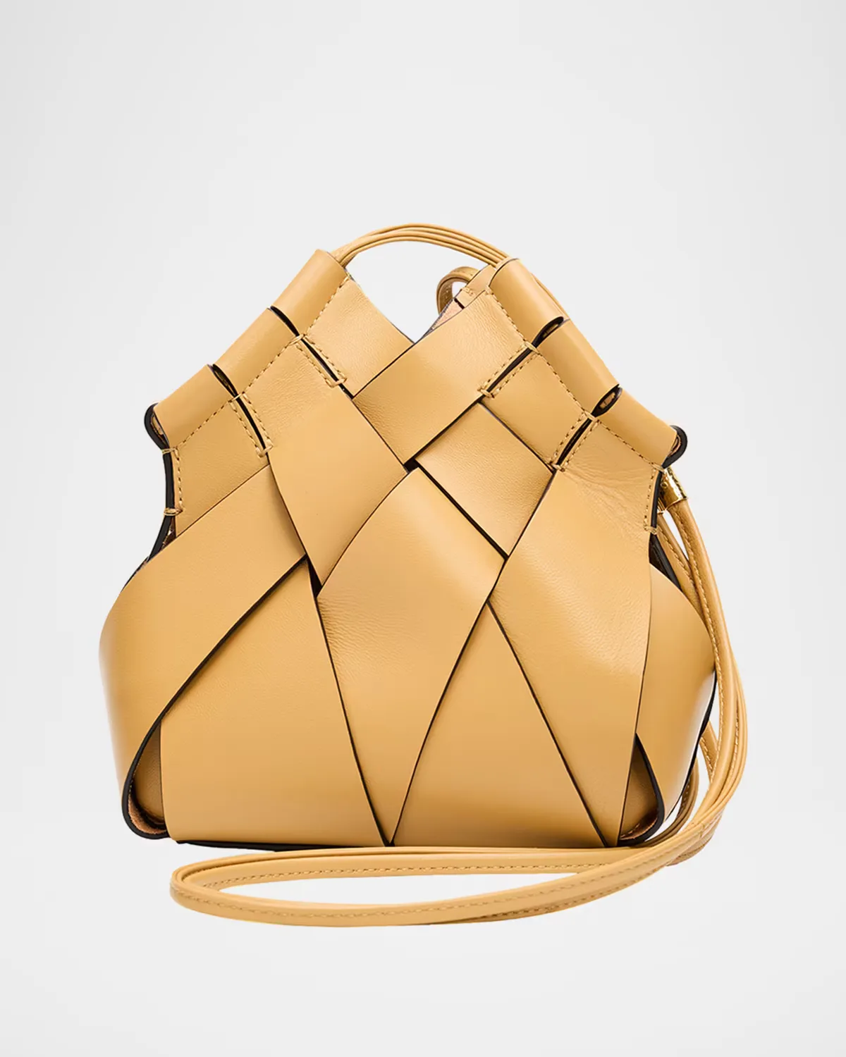 Charlotte Woven Leather Crossbody Bag by Ulla Johnson