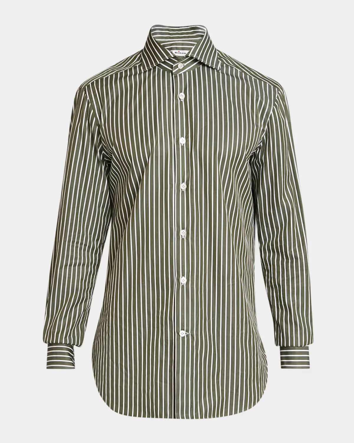 Bengal Stripe Cotton Sport Shirt by Kiton