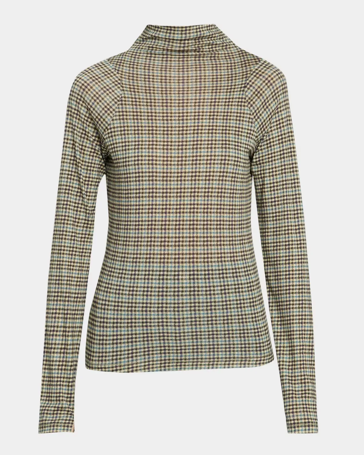 Shaw Plaid Turtleneck Top by rag & bone