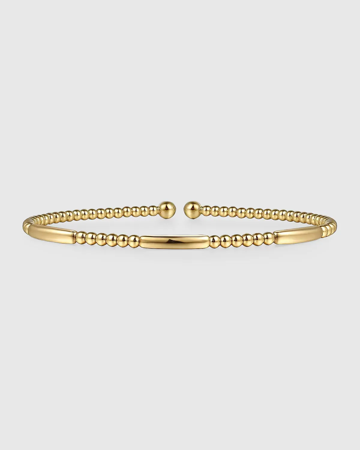 14K Yellow Gold Bujukan Open Bangle