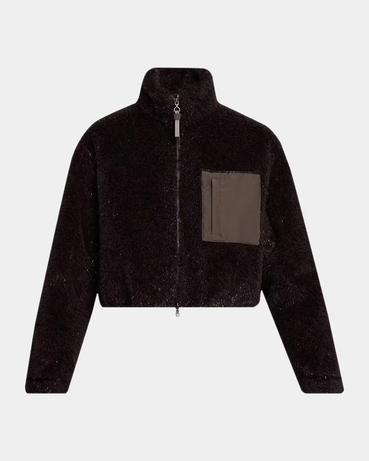 Sparkling Teddy Crop Jacket by Brunello Cucinelli