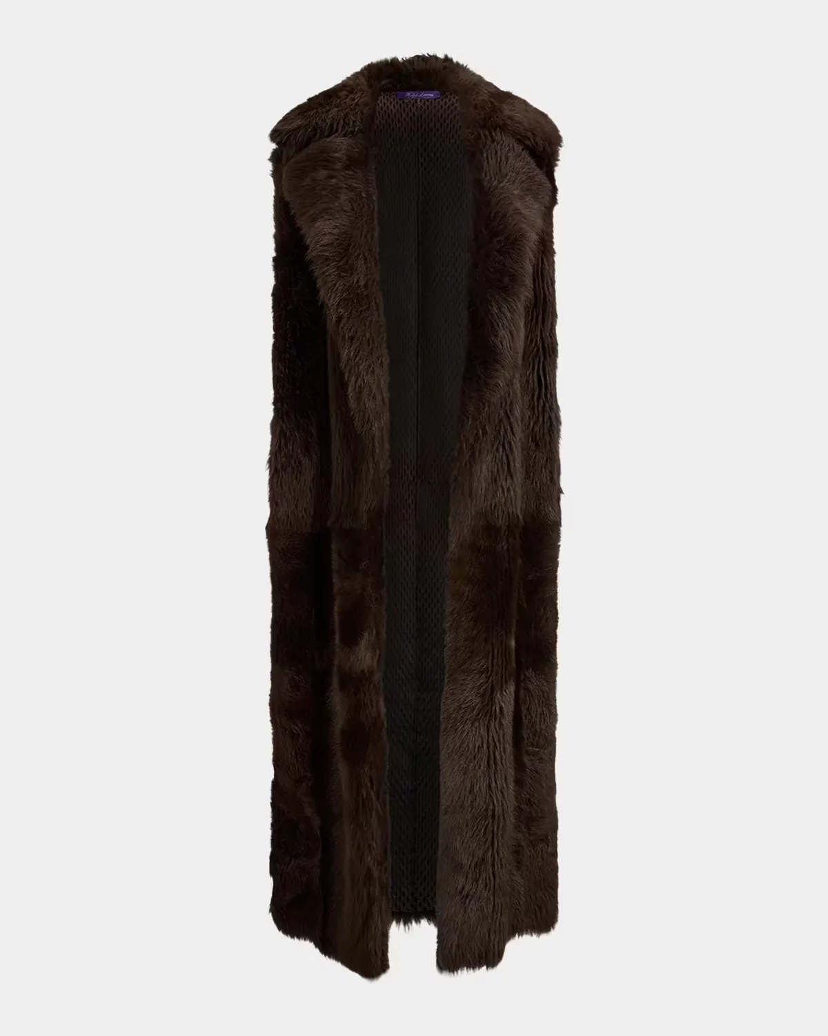 Lamb Shearling Long Vest by Ralph Lauren