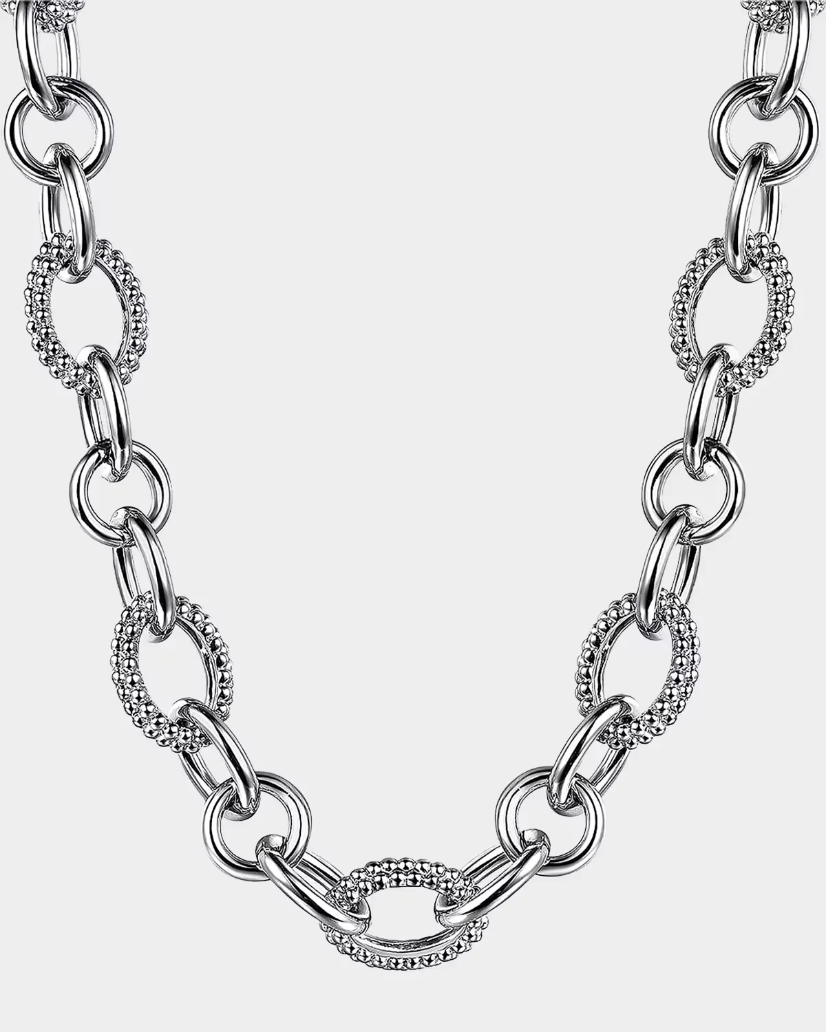 Bujukan Sterling Silver Link Chain Necklace by Gabriel