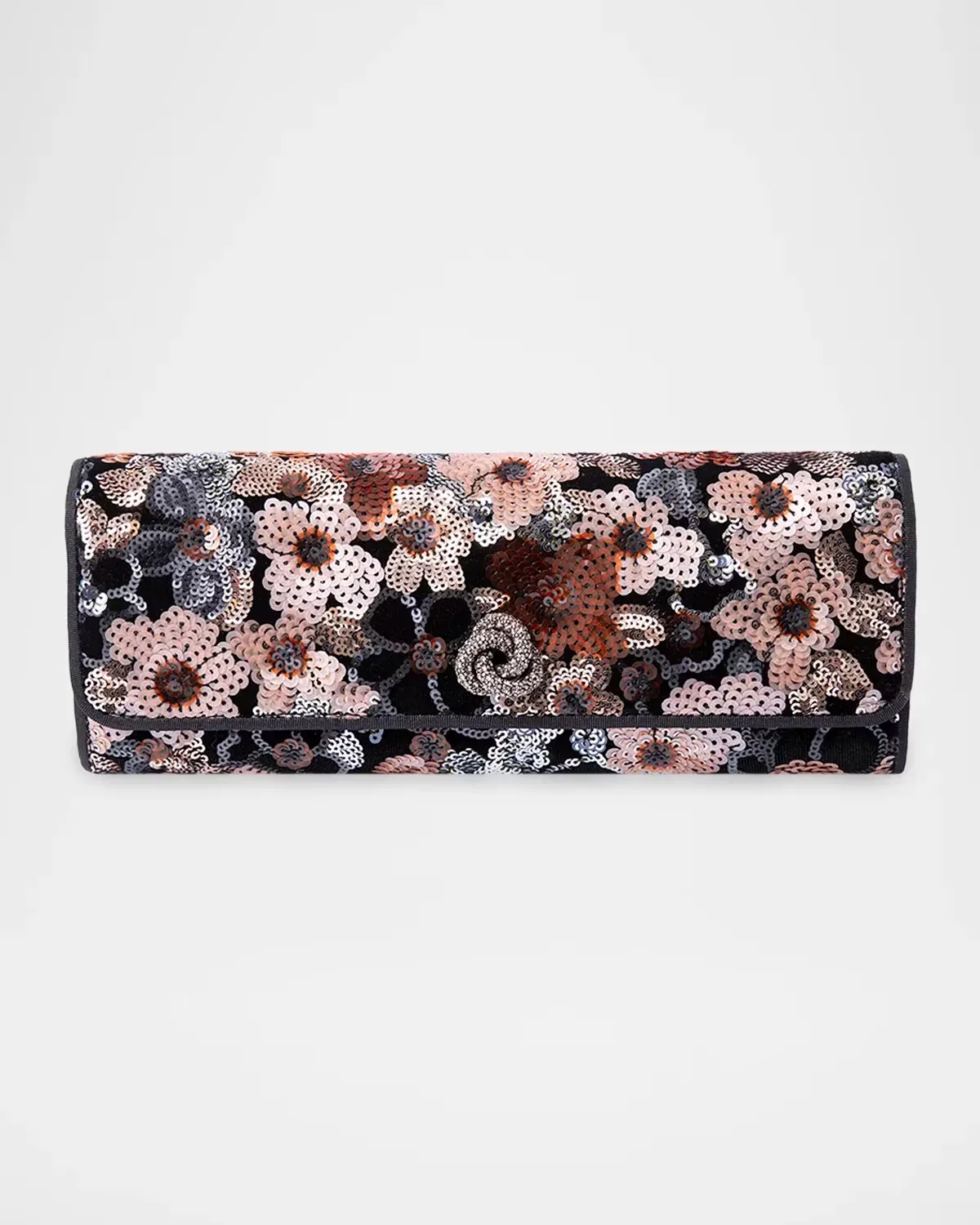 Robbie Mini Floral Sequin Clutch Bag