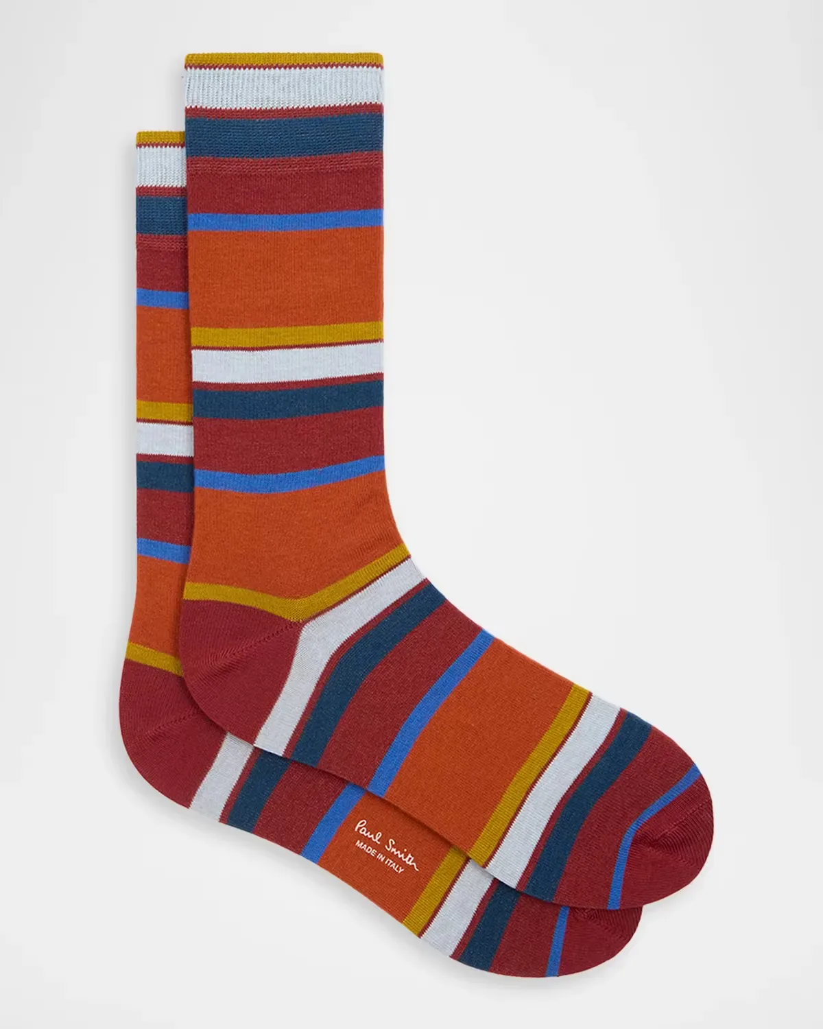 Multi-Stripe Crew Socks by Paul Smith