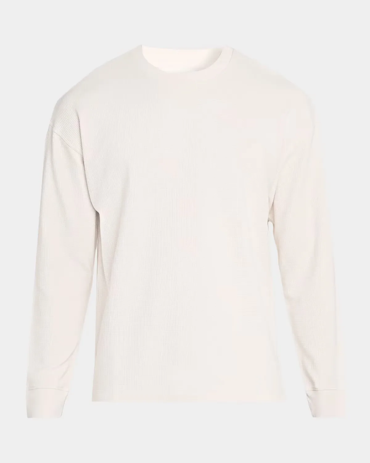 Cotton Waffle Textured Long-Sleeve T-Shirt by FRAME