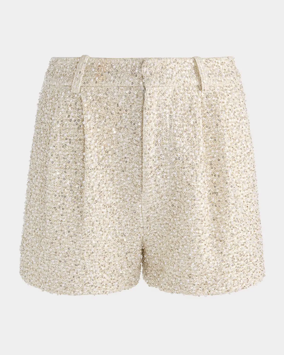 Conry Embellished Tweed Shorts by Alice + Olivia