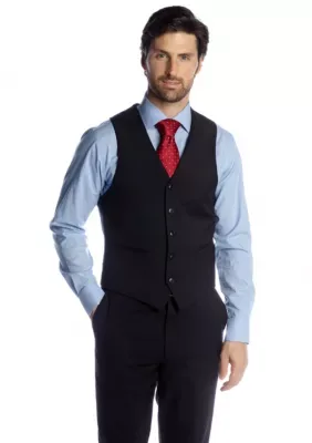 Classic Fit Suit Separate Vest by Adolfo