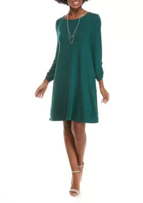 Solid Necklace Dress by Agb