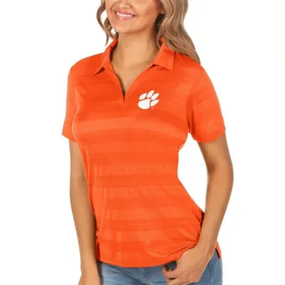NCAA Clemson Tigers Compass Polo by Antigua