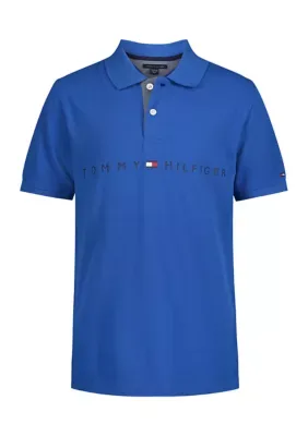 Solid Tomas Polo Shirt by Tommy Hilfiger