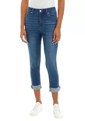 Cropped Denim Skinny Jeans by Crown & Ivy