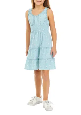 Sleeveless Floral Tiered Dress by Pink Republic