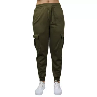 Heavyweight Loose Fit Fleece-Lined Cargo Jogger Pants by Blue Ice