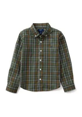 Printed Button Down Shirt by Crown & Ivy