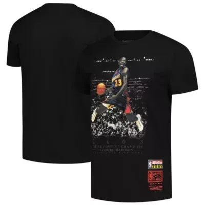 NBA Jason 2003 NBA All-Star Game Hardwood Classic Slam Dunk Contest T-Shirt by Mitchell & Ness