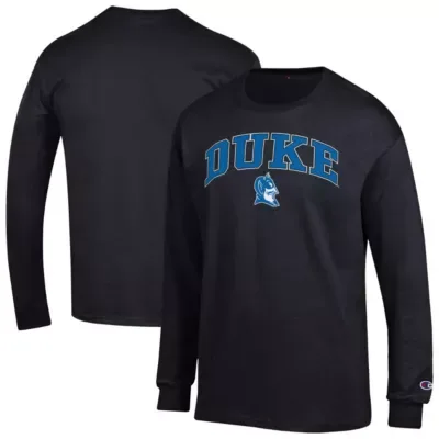 Duke Blue Devils NCAA Duke Devils Arch Over Logo Long Sleeve T-Shirt by Champion