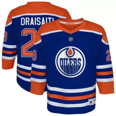 NHL Leon Draisaitl Edmonton Oilers Home Replica Player Jersey by Outerstuff