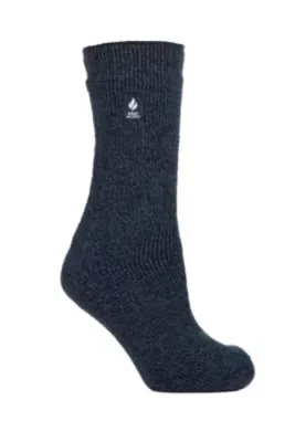 Lite Malia Merino Twist Wool Crew Sock by Heat Holders