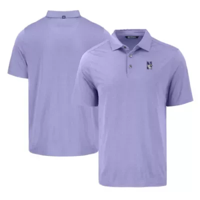 NCAA Northwestern Wildcats Coastline Epic Comfort Eco Recycled Polo by Cutter & Buck