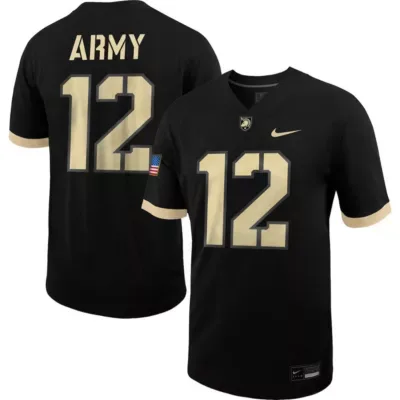 Army Black Knights NCAA Nike #12 Army Knights Untouchable Football Jersey by Nike