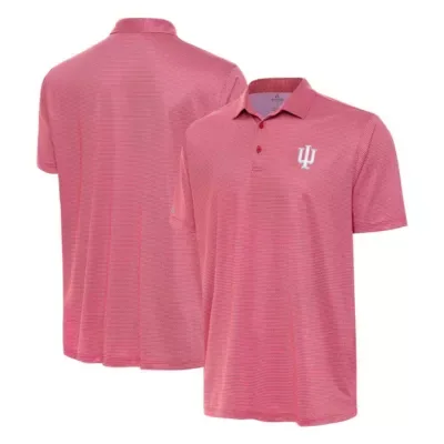 NCAA Indiana Hoosiers Rings Polo by Antigua
