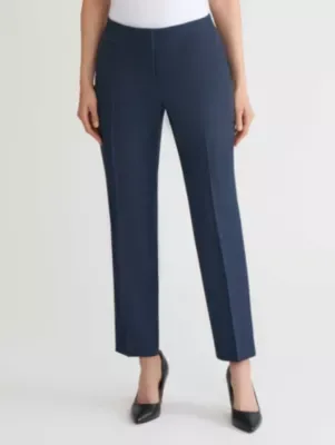 Mini Check Slim Leg Pant by Kasper