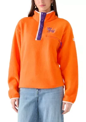 Helvetia Cropped 1/2 Snap Fleece Pullover