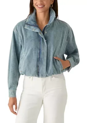 Velvet Denim Luxe Jacket by Lucky Brand