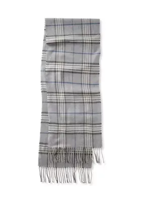 Fraas Plaid Cashmink Scarf by V Fraas