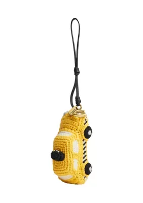 Crochet Taxi Bag Charm by Coach