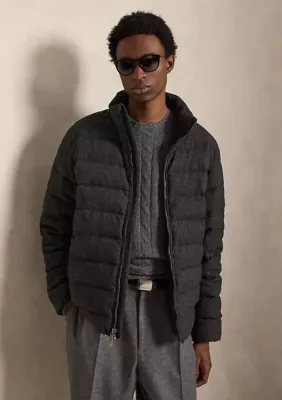 The Colden Herringbone Down Jacket by Polo Ralph Lauren