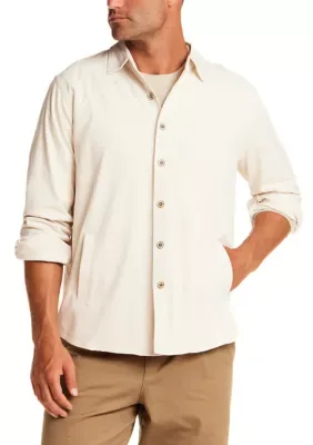 Sueded Overshirt by Vintage & Black